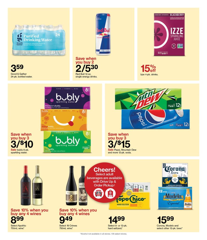 Page 24 of the 10-23 Target Ad 