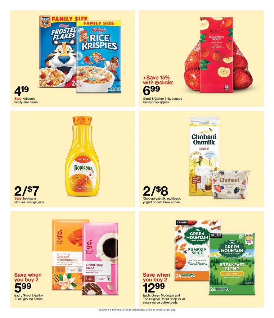 Page 26 of the 10-23 Target Ad 