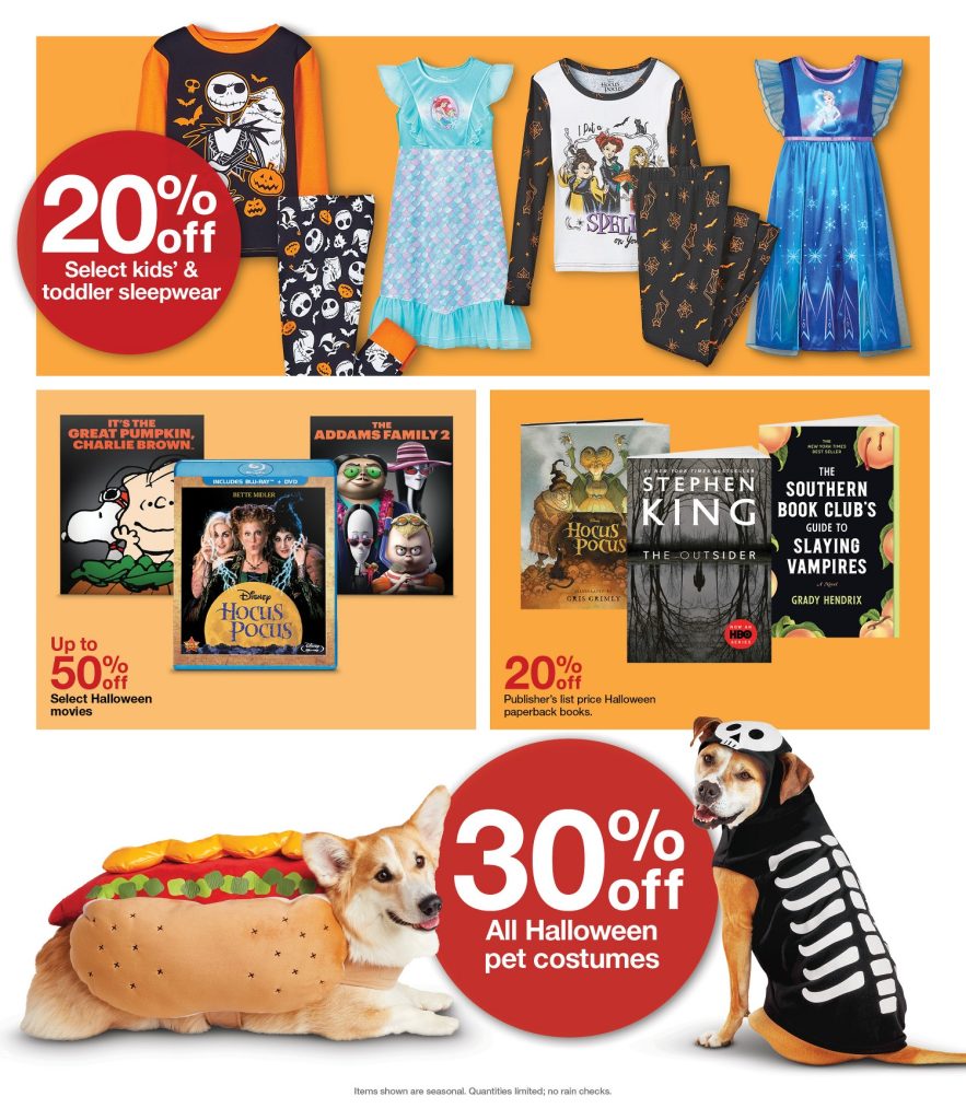 Page 4 of the Target Weekly Ad 10/23/2022