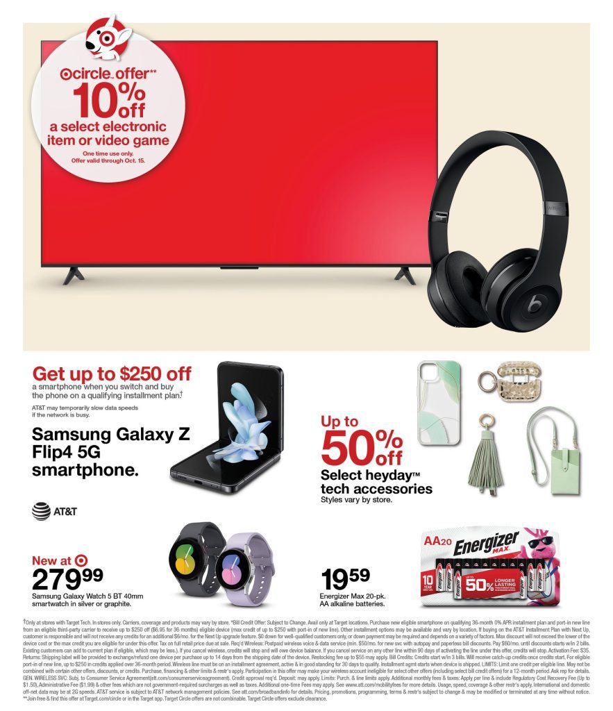 Page 12 of the Target Weekly Ad 10/9/2022