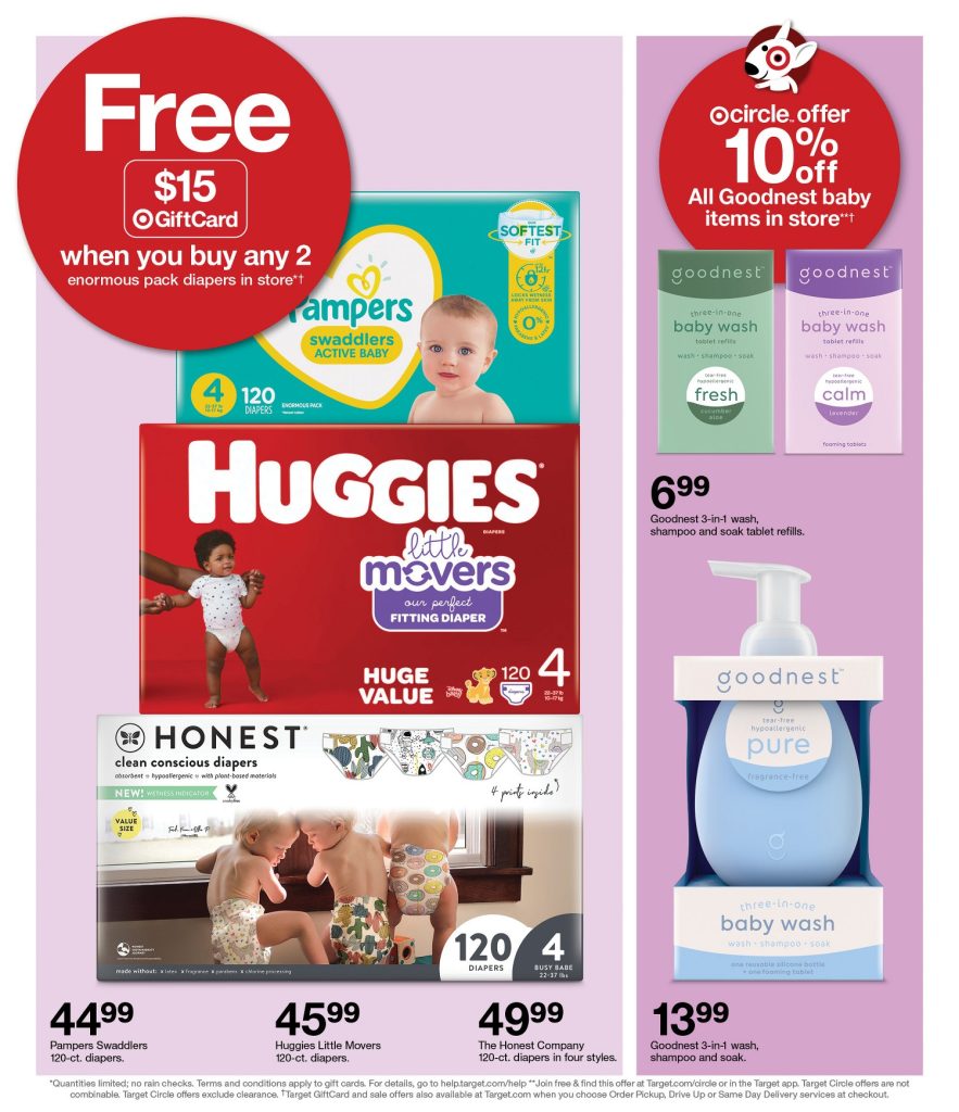 Page 22 of the 10-9 Target Ad 