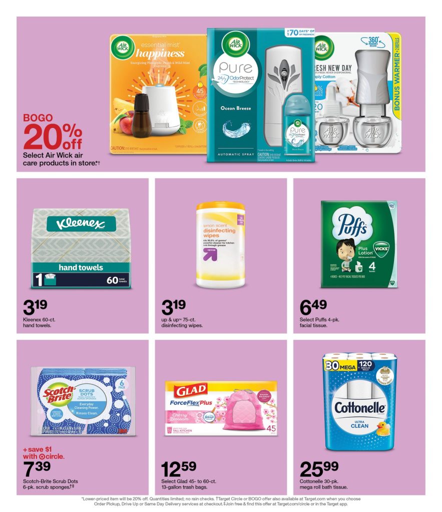 Page 23 of the 10-9 Target Ad 