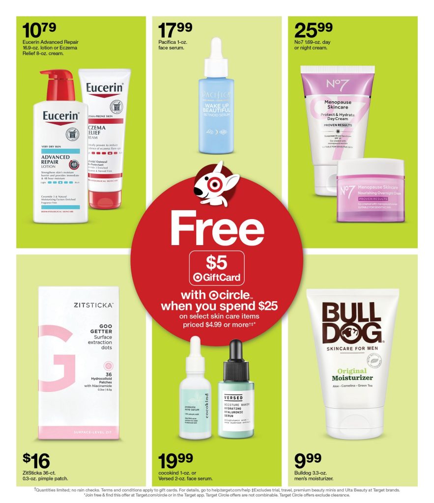 Page 27 of the 10-9 Target Ad 