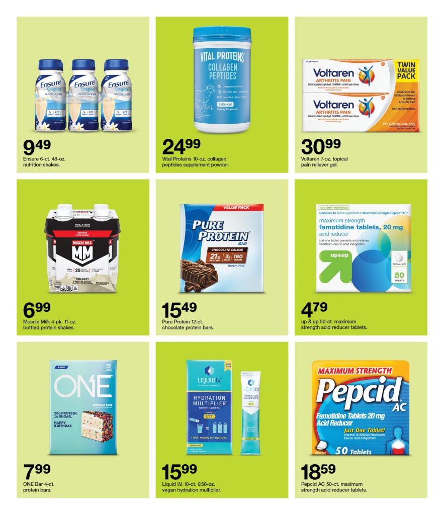 Page 28 of the 10-9 Target Ad 