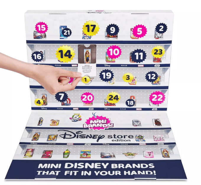 5 Surprise Disney Advent Calendar Display Target Toy Deal