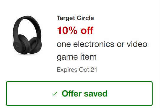 Electronics Target Circle Offer
