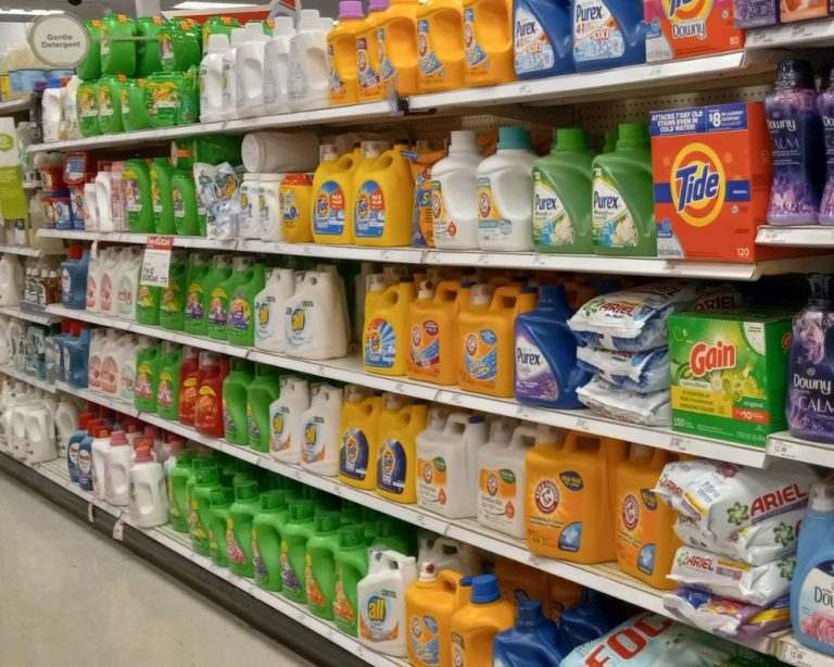 Laundry Products aisle at Target