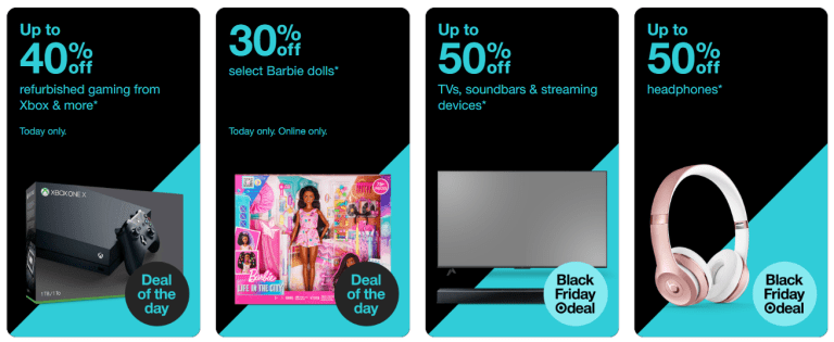 Banner of the Target Daily Deals for November 14th
