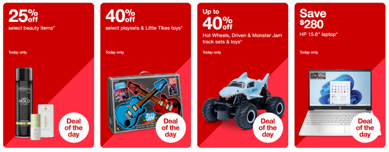 Daily Target Deals banner for November 28th