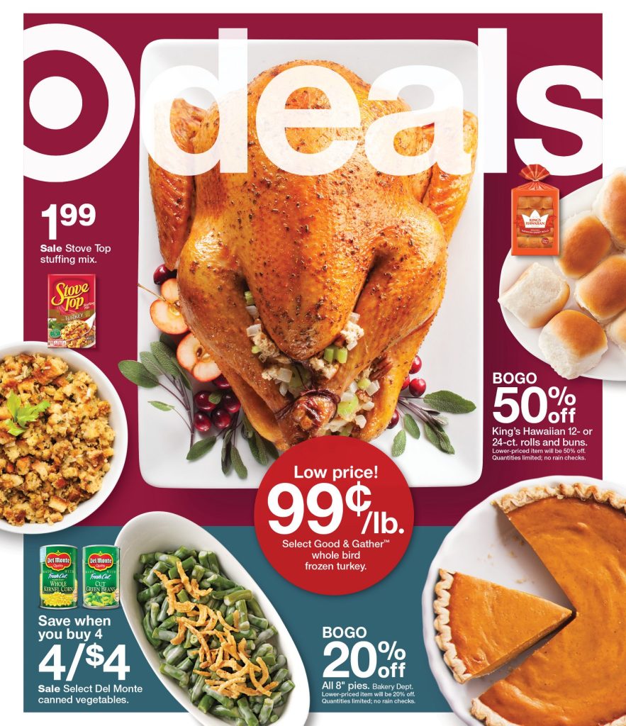 Page 1 of the Target Weekly Ad 11/13/2022