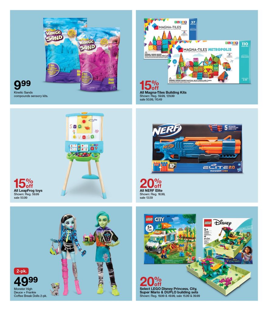 Page 25 of the 11-13 Target Ad