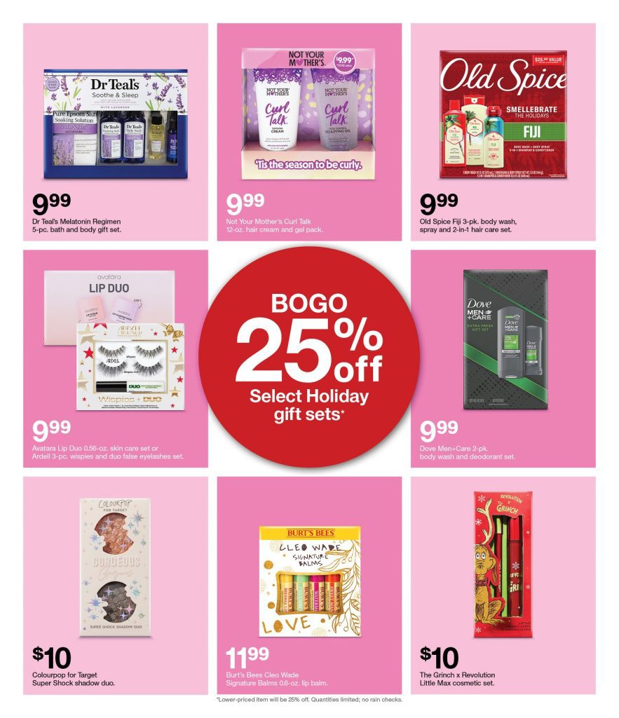 Page 30 of the 11-13 Target Ad