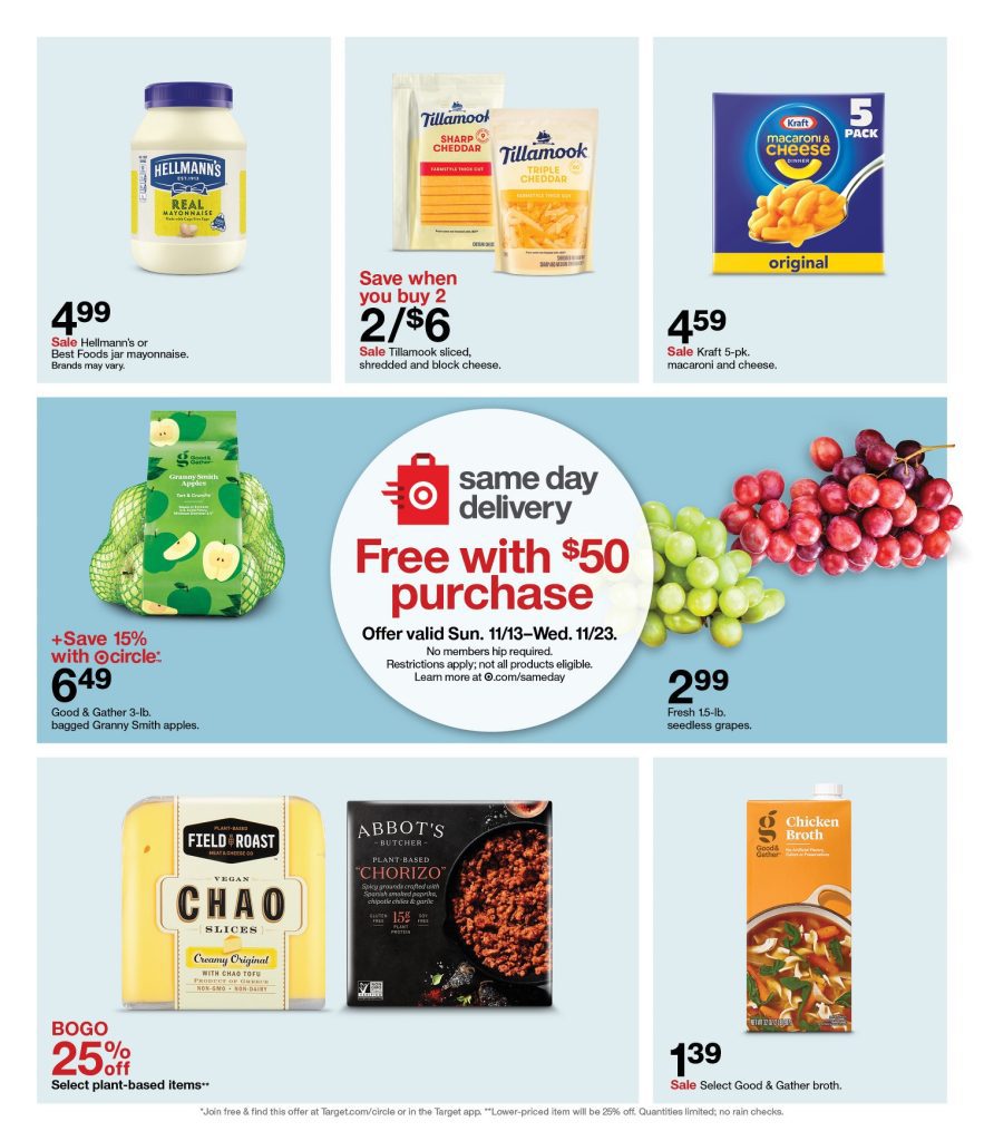 Page 38 of the 11-13 Target Ad