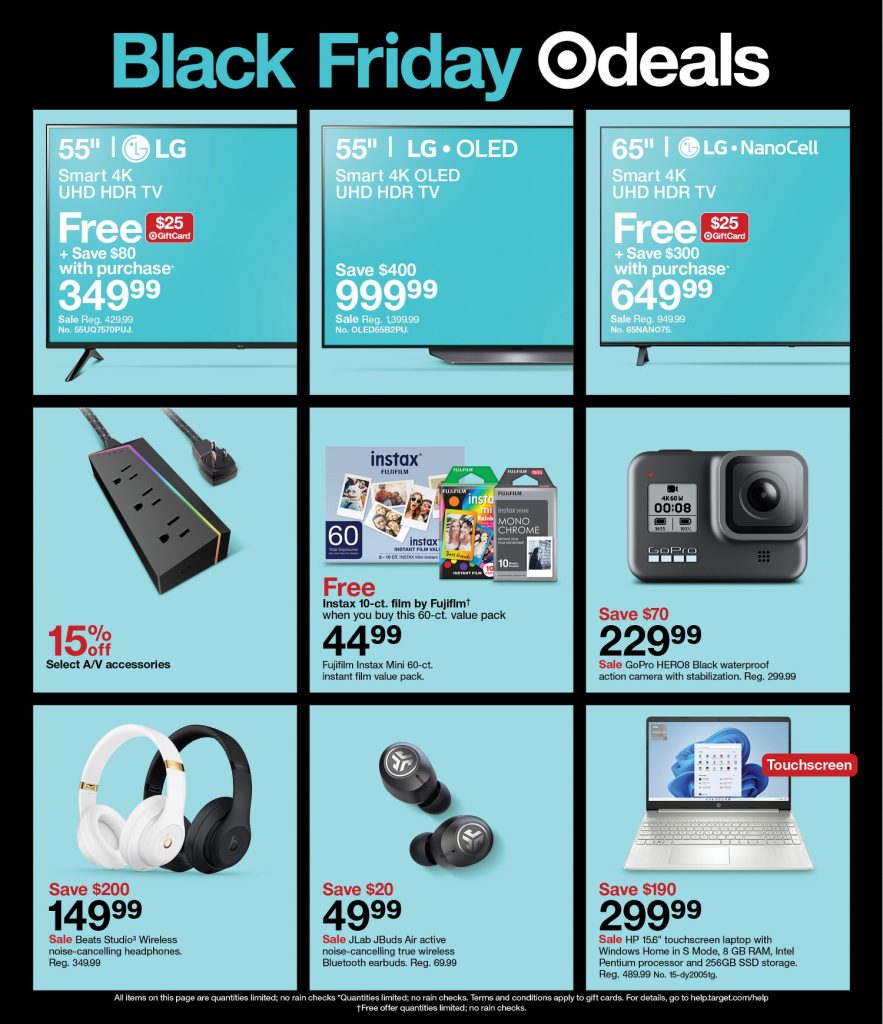 Page 4 of the Target Weekly Ad 11/13/2022