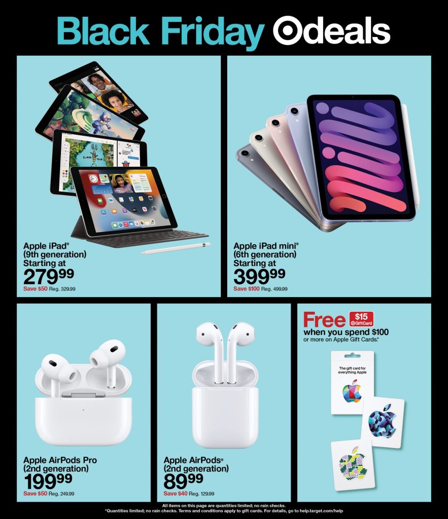 Page 3 of the Target Weekly Ad 11/20/2022