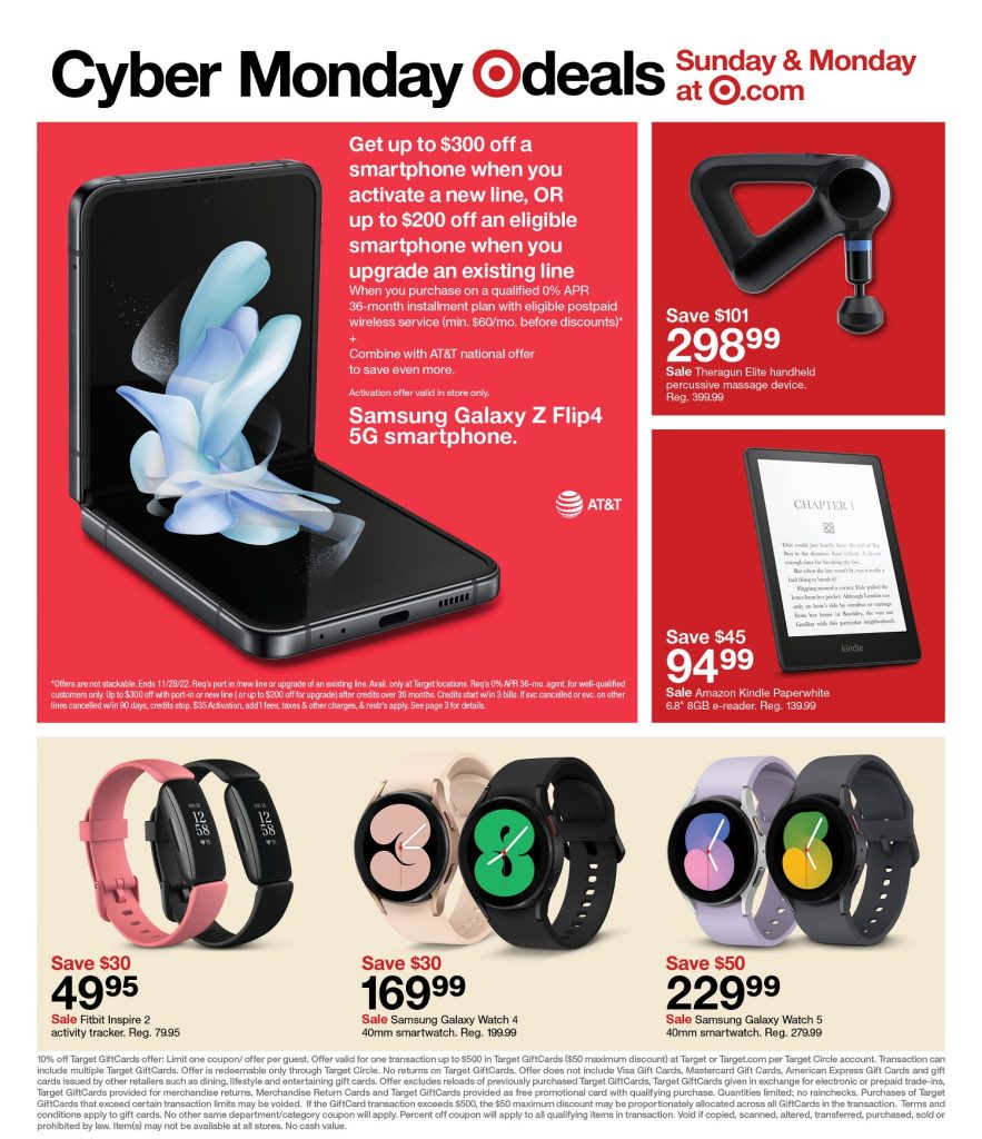 Page 4 of the Target Weekly Ad 11/27/2022