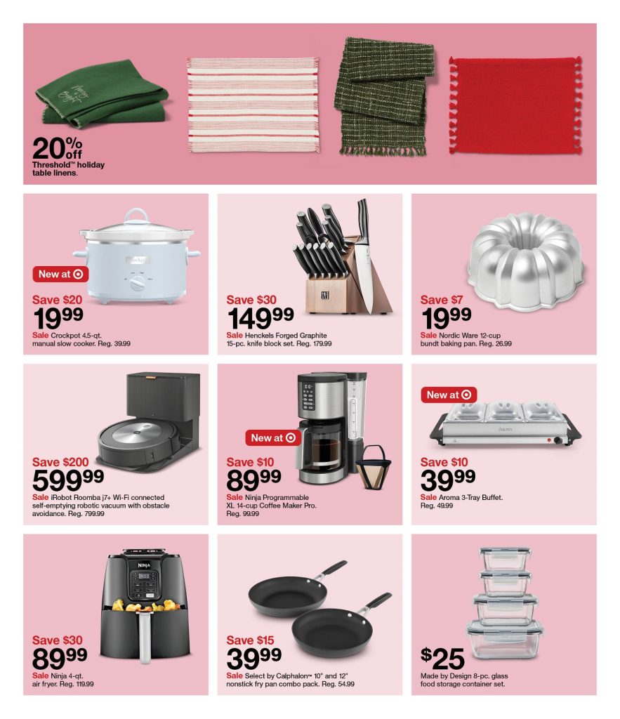 Page 28 of the 11-6 Target Ad