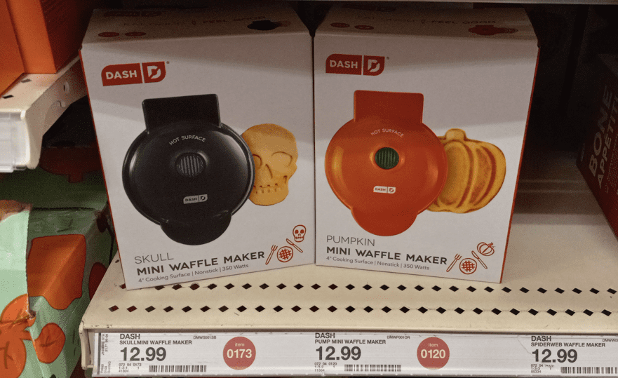 Target Halloween Clearance 2022 on Dash waffle makers