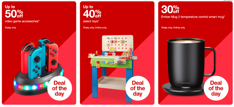 Target Holiday Deal banner