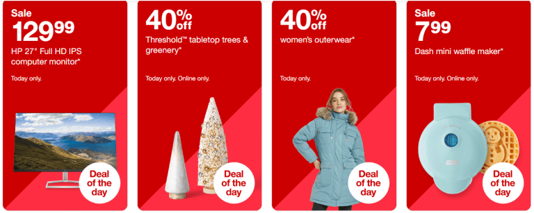 Holiday best deals at Target December 2nd
