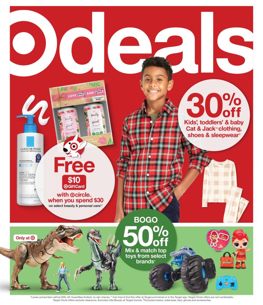 Page 1 of the Target Weekly Ad 12/11/2022