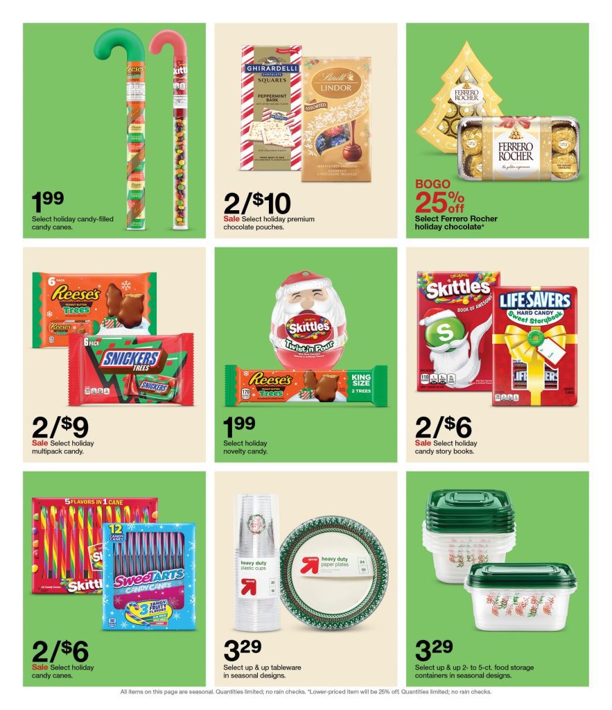 Page 42 of the 12-11 Target Ad