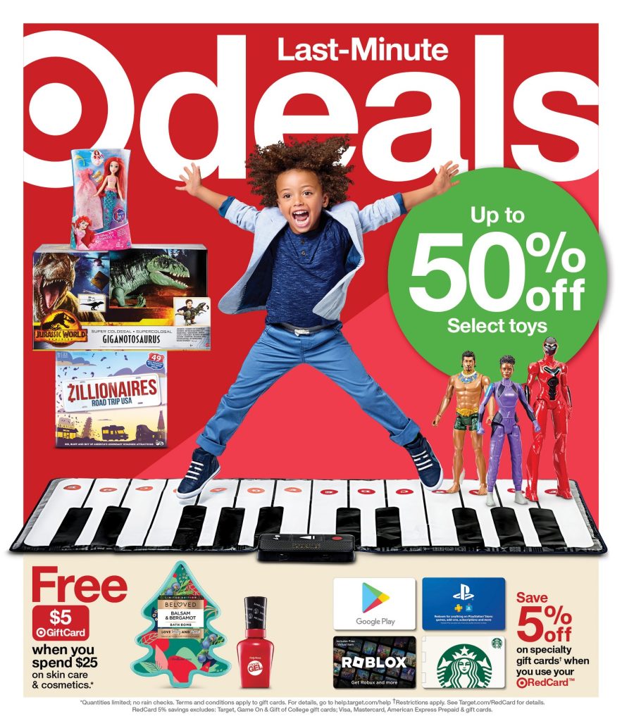 Page 1 of the Target Weekly Ad 12/18/2022