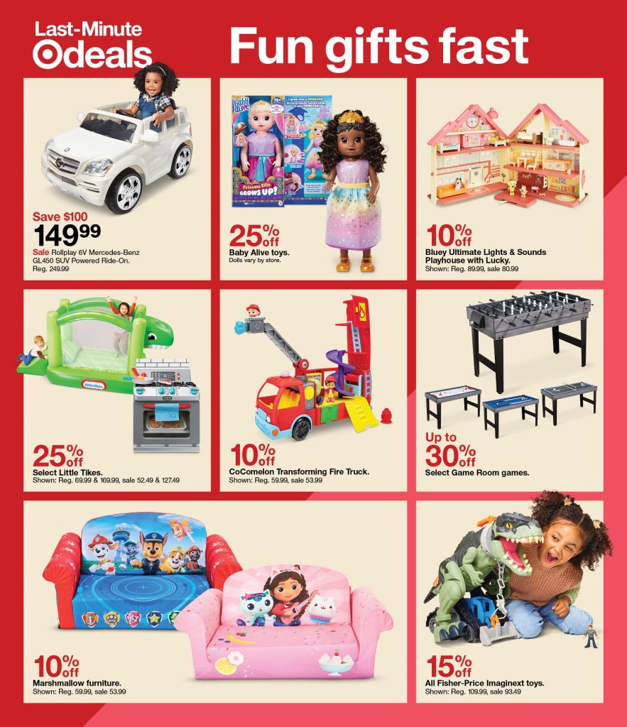 Page 3 of the Target Weekly Ad 12/18/2022