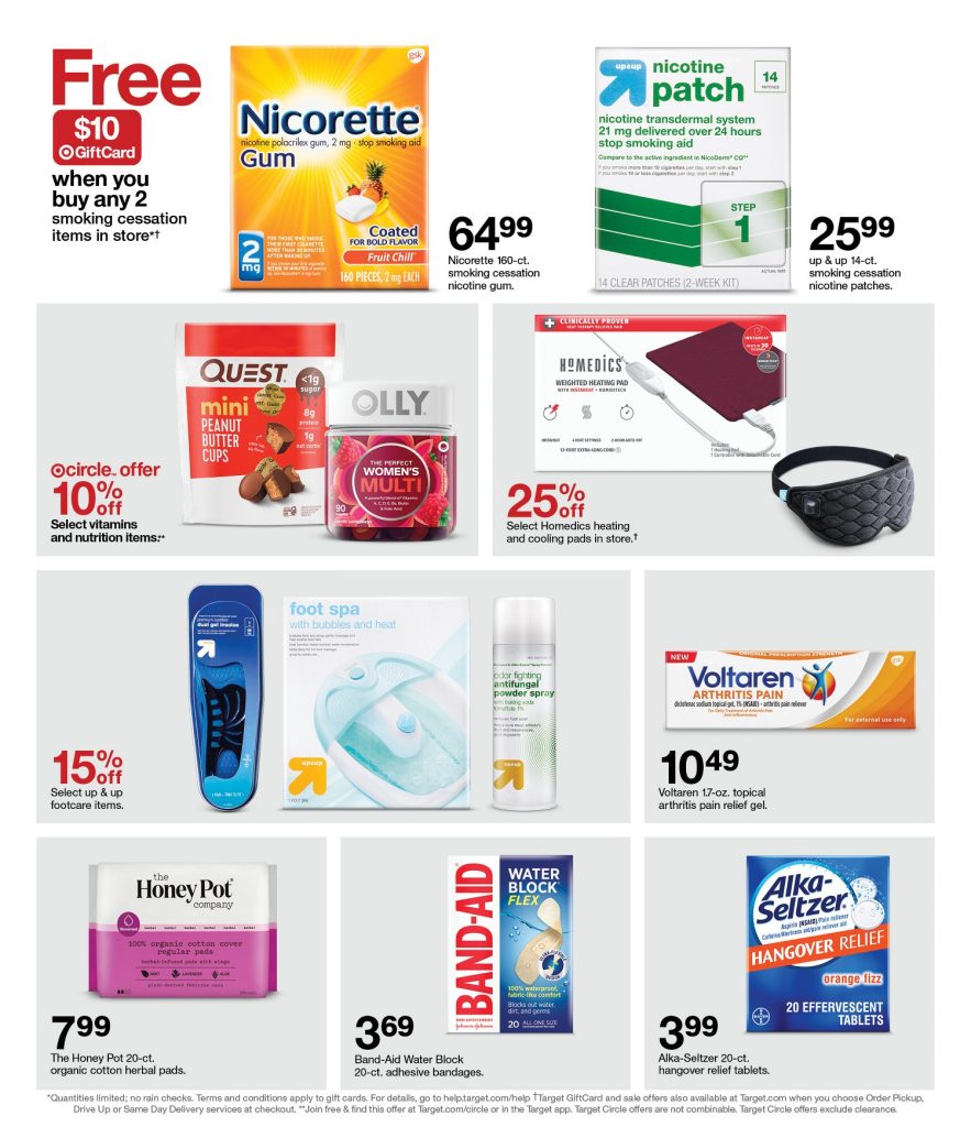 Page 34 of the 12-4 Target Ad