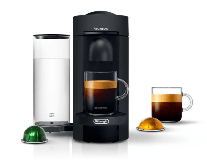 Nespresso coffeemakers on a white background