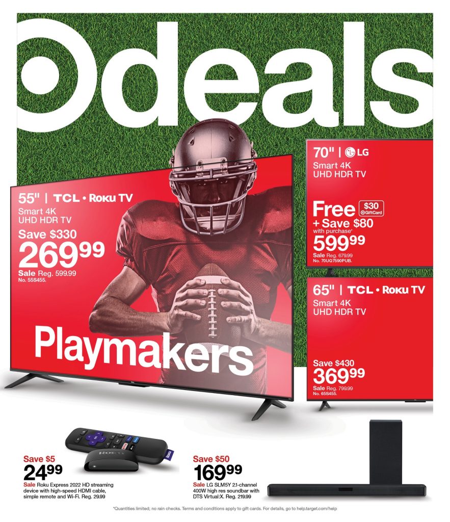 Page 1 of the Target Weekly Ad 1/22/2023