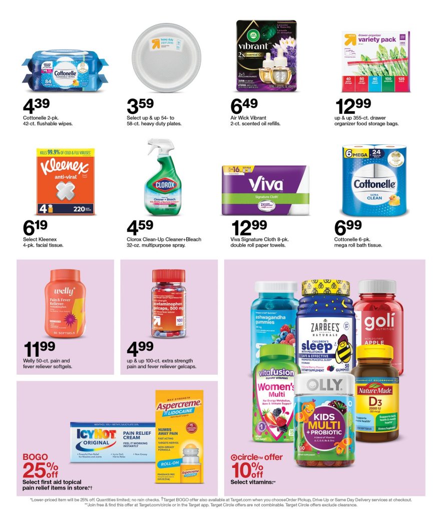 Page 24 of the 1-22 Target Store Weekly Flyer