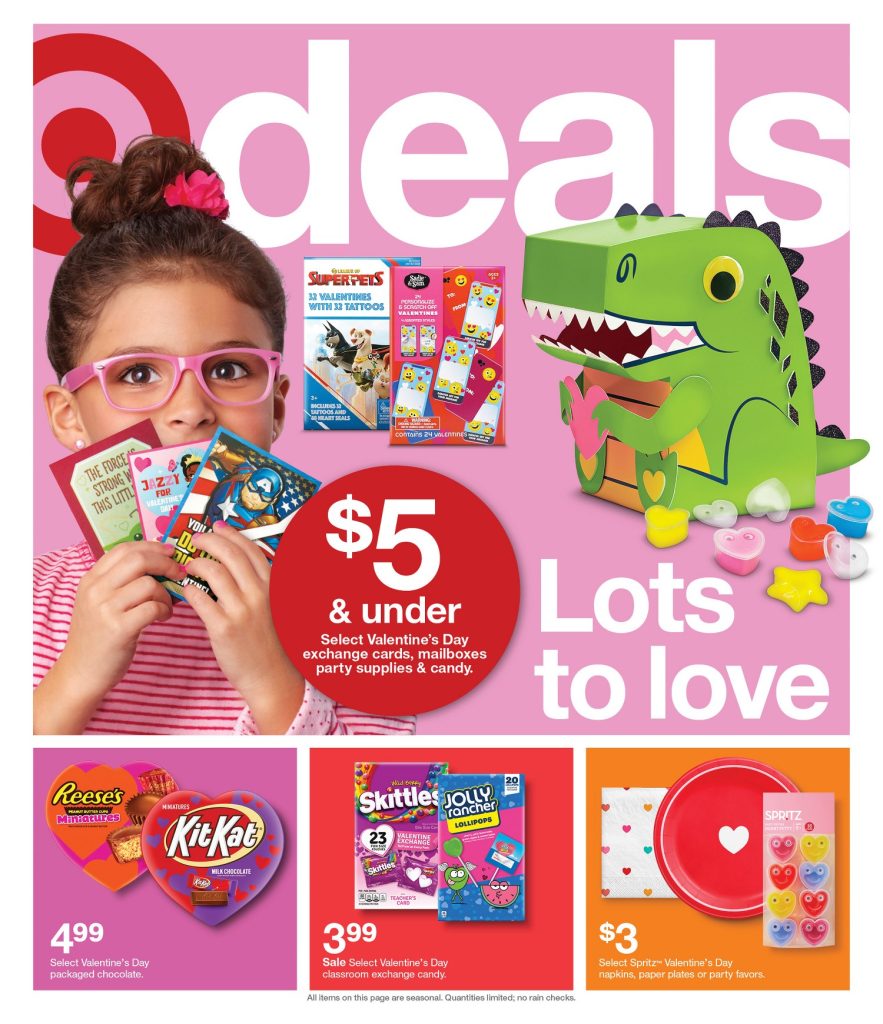 Page 1 of the Target Weekly Ad 1/29/2023