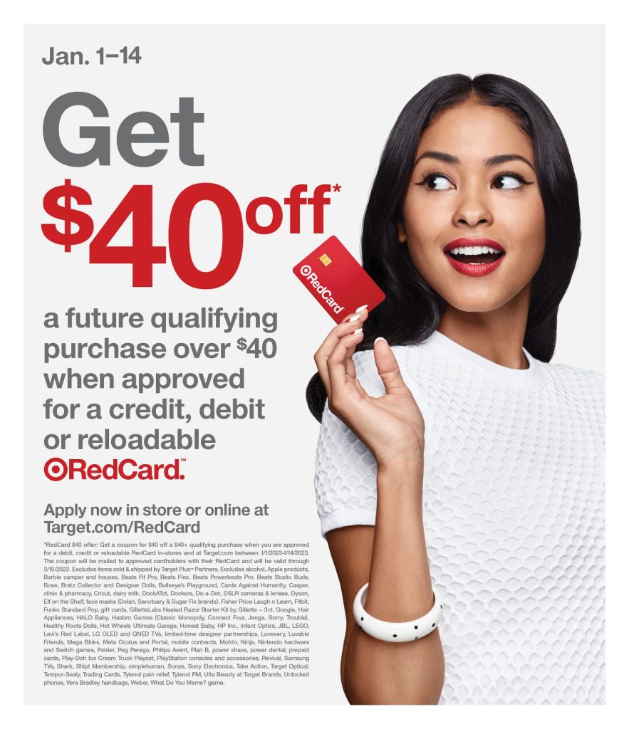 Page 26 of the 1-8 Target Ad
