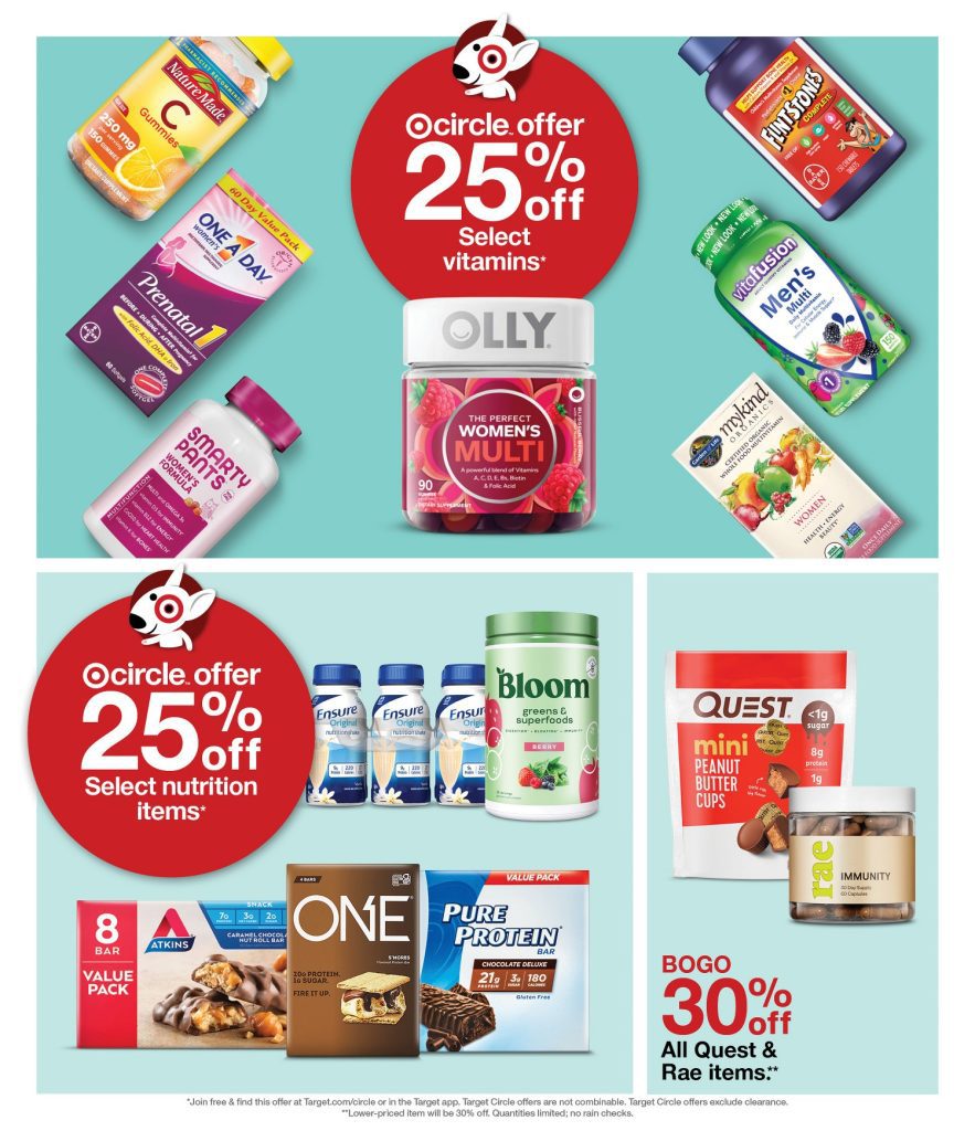 Page 4 of the Target Weekly Ad 1/8/2023