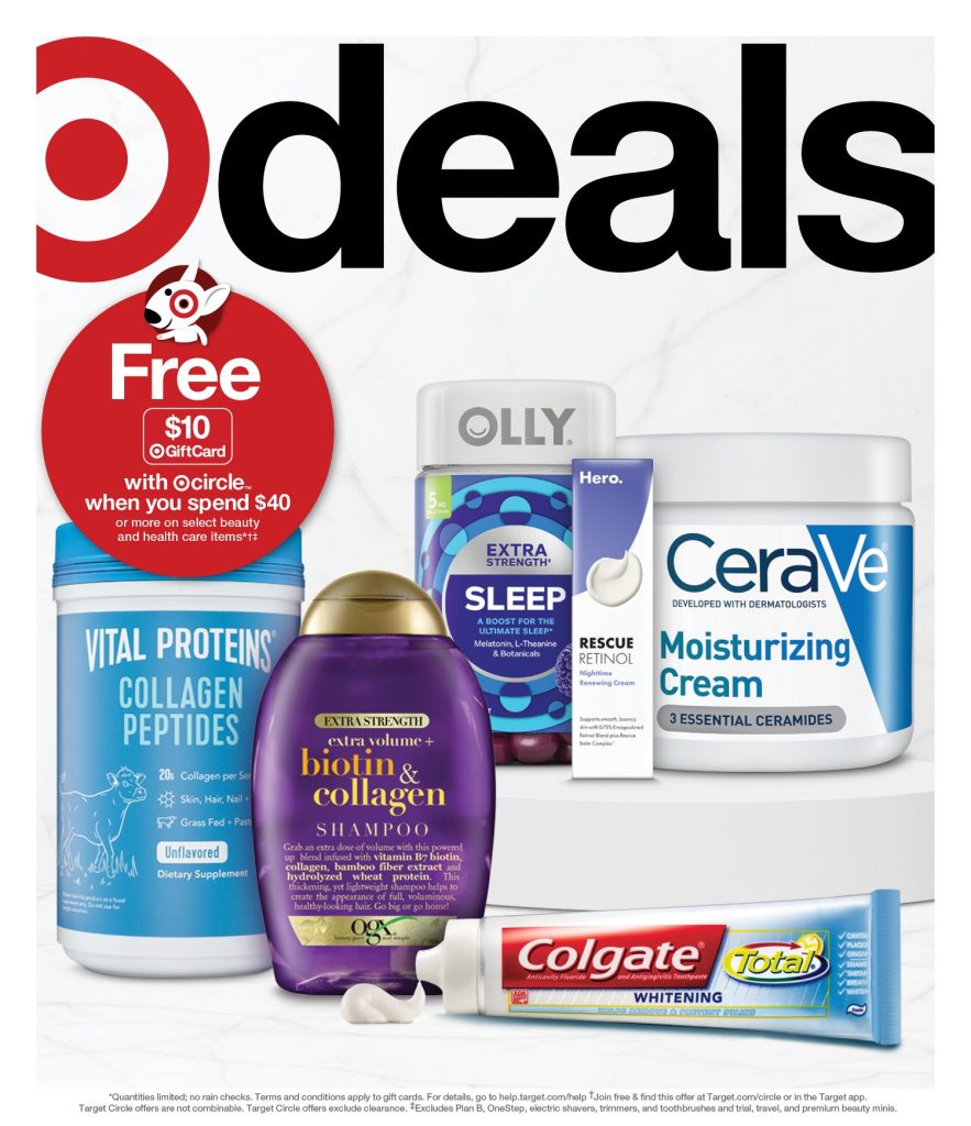 Page 1 of the Target Weekly Ad 2/19/2023