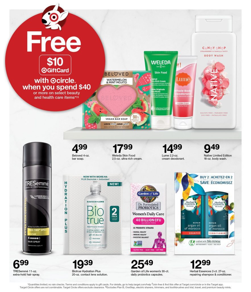 Page 2 of the Target Weekly Ad 2/19/2023