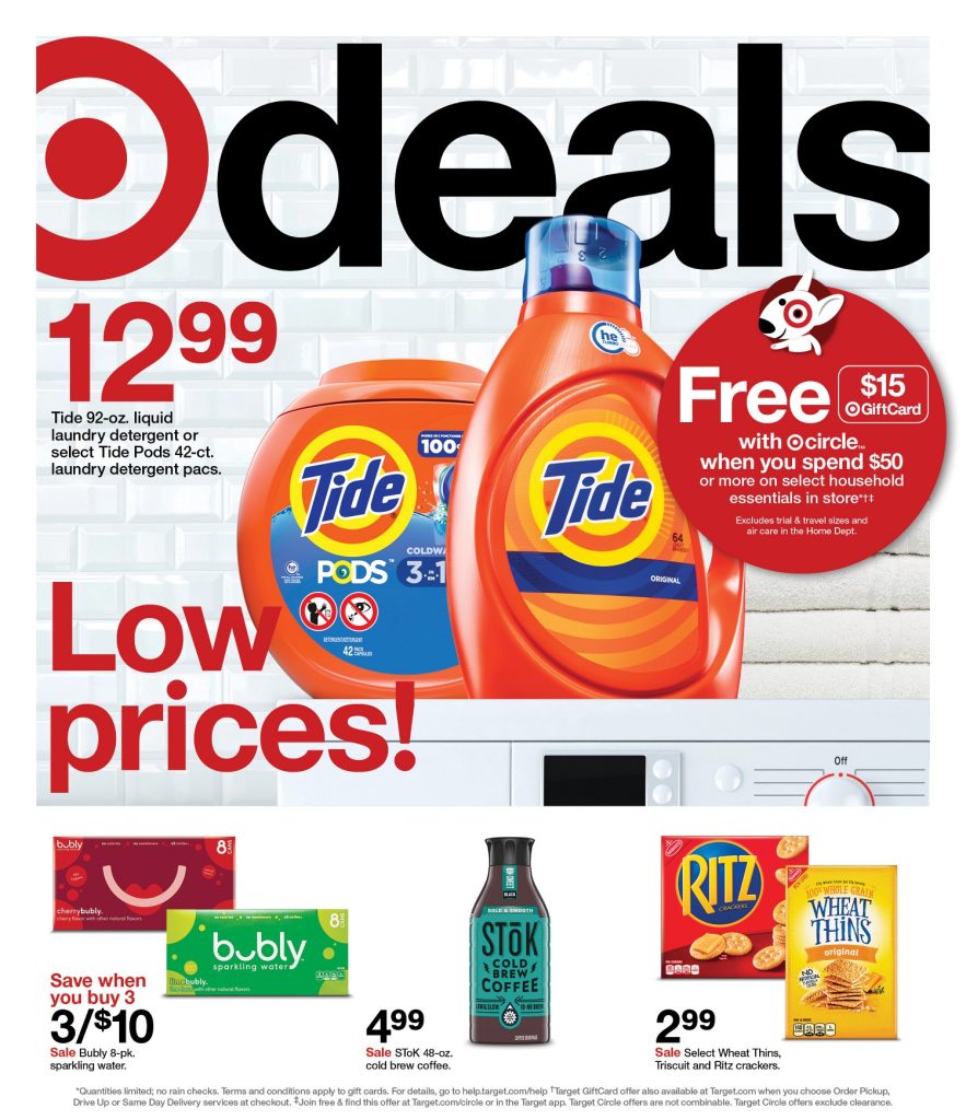 Page 1 of the Target Weekly Ad 2/26/2023