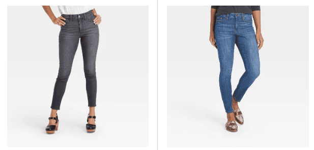 Two pairs of Womens Jeans on sale at Target