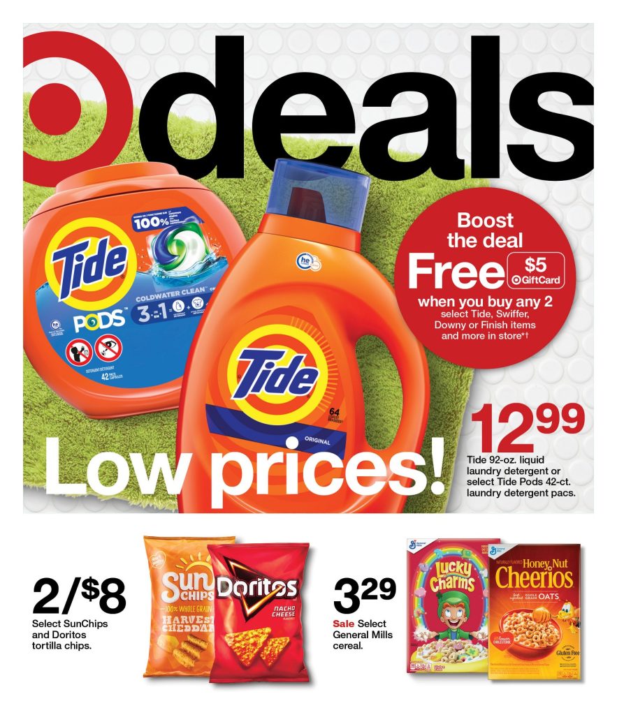 Page 1 of the Target Weekly Ad 3/19/2023