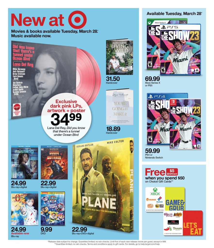 Page 25 of the 3-26 Target Store Weekly Flyer