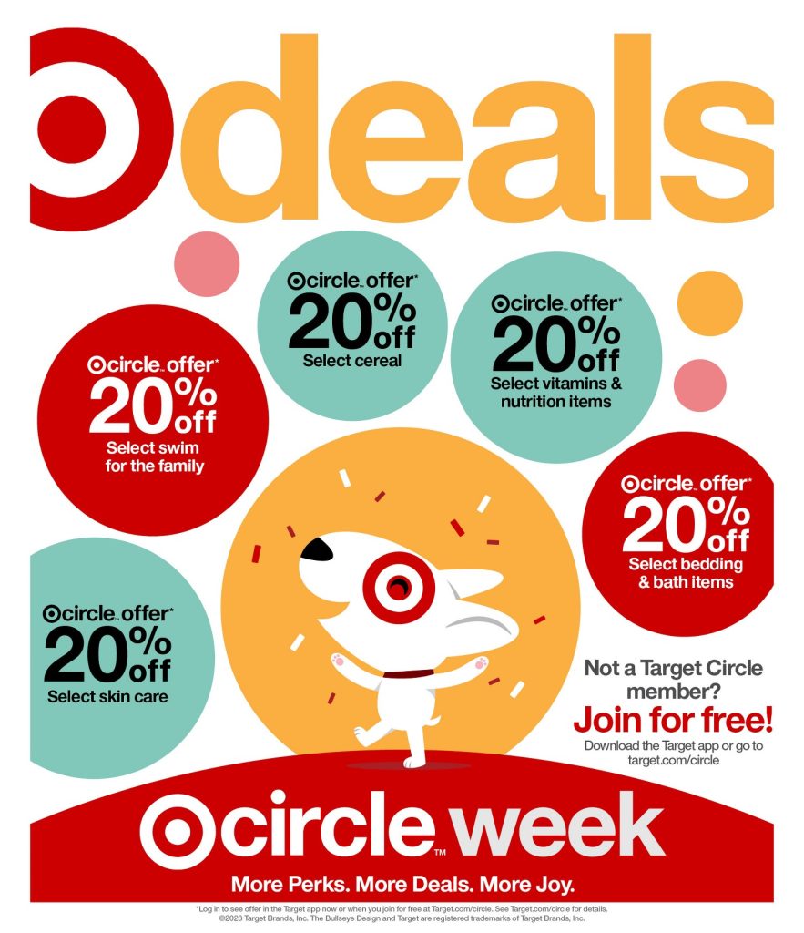 Page 1 of the Target Weekly Ad 3/5/2023