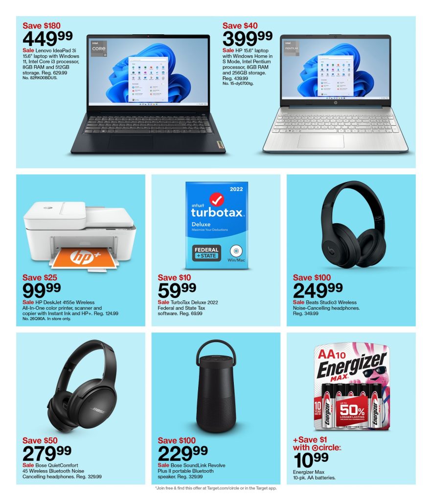 Page 28 of the 3-5 Target Store Weekly Flyer