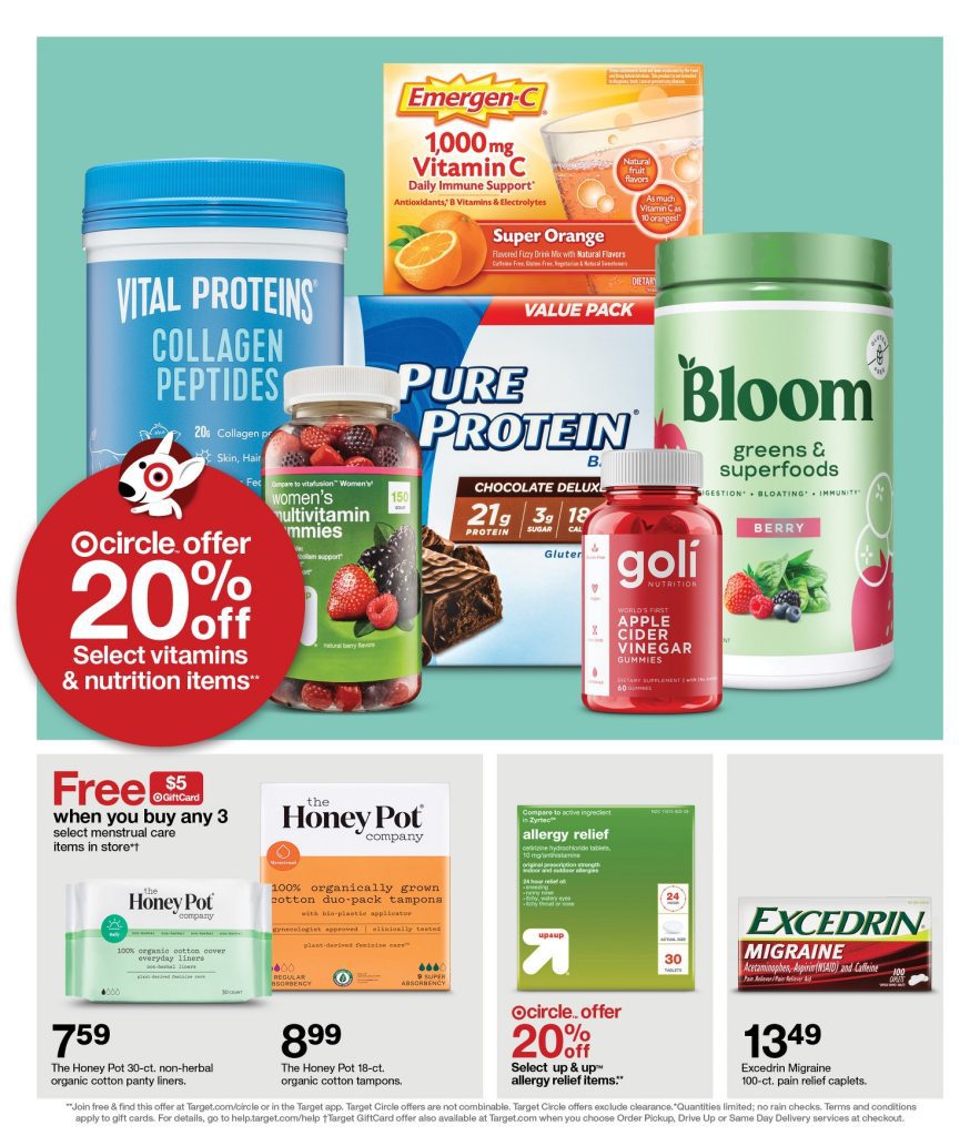 Page 6 of the Target Weekly Ad 3/5/2023