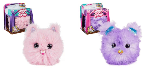 Target Toy Department What The Fluff animals in pink and purple