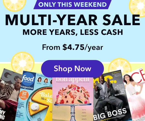 Magazine Multi-year sale banner