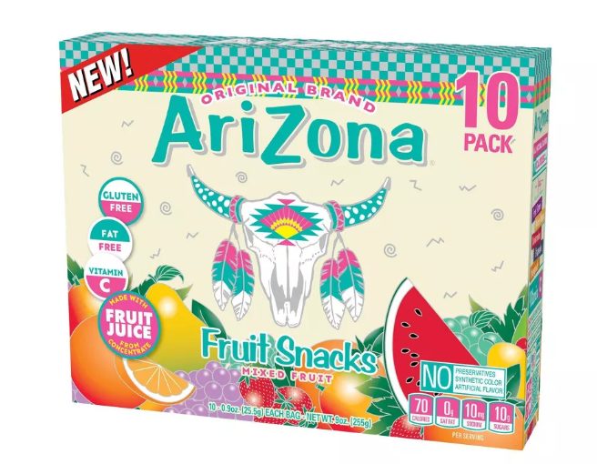 Arizona Fruit Snacks 10 count box