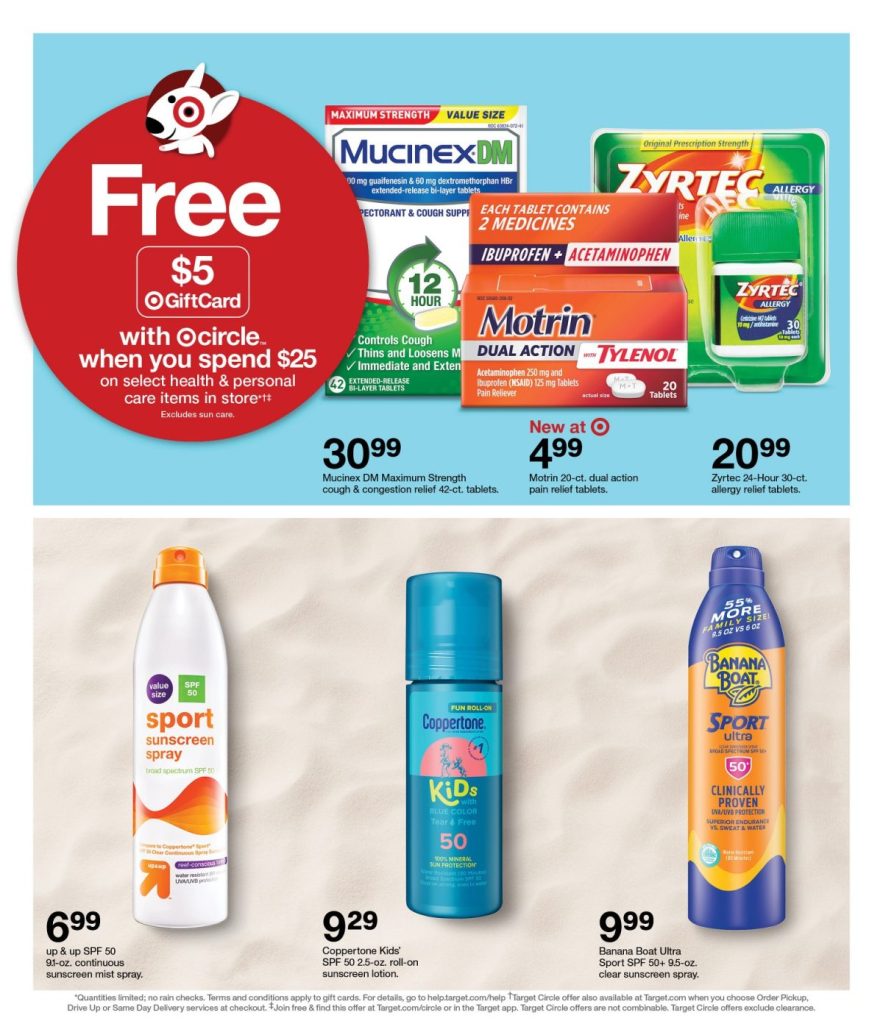 Page 21 of the 4-23 Target Store Weekly Flyer