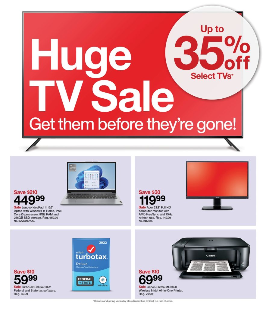 Page 13 of the 4-9 Target Store Weekly Flyer