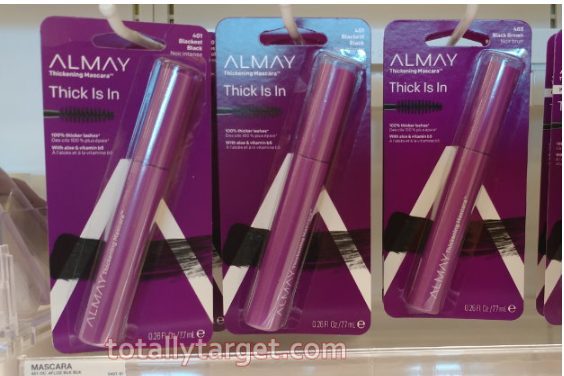 Row of Almay Mascara included in the Alamay cosmetics deals at Target.